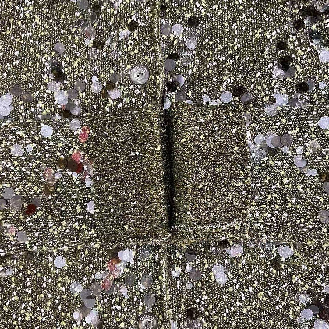 Gucci Gucci Sequined Polo Button Up Shirt Size S Size S / US 4 / IT 40 - 7 Thumbnail