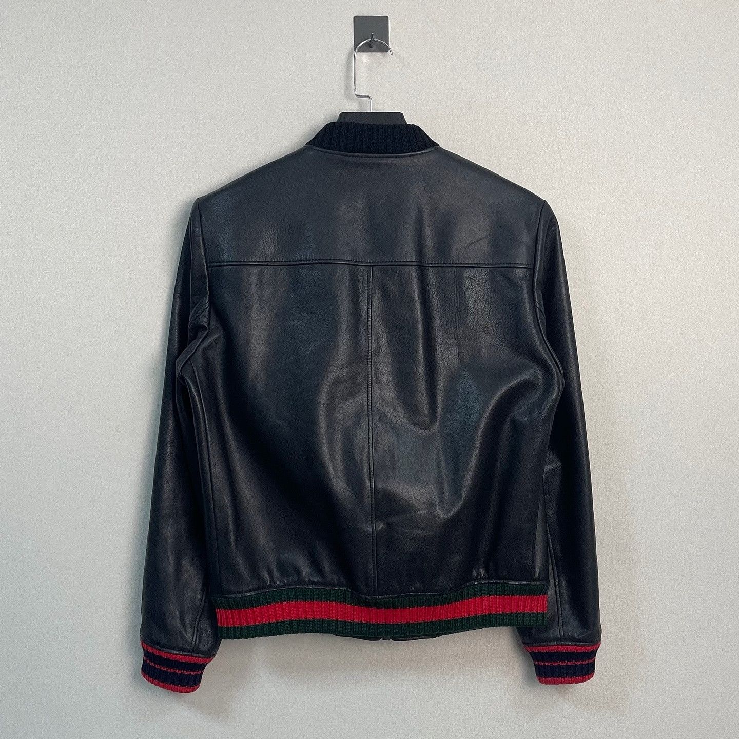 Gucci Gucci Panther Star Leather Bomber Jacket Size M Size US M / EU 48-50 / 2 - 2 Thumbnail