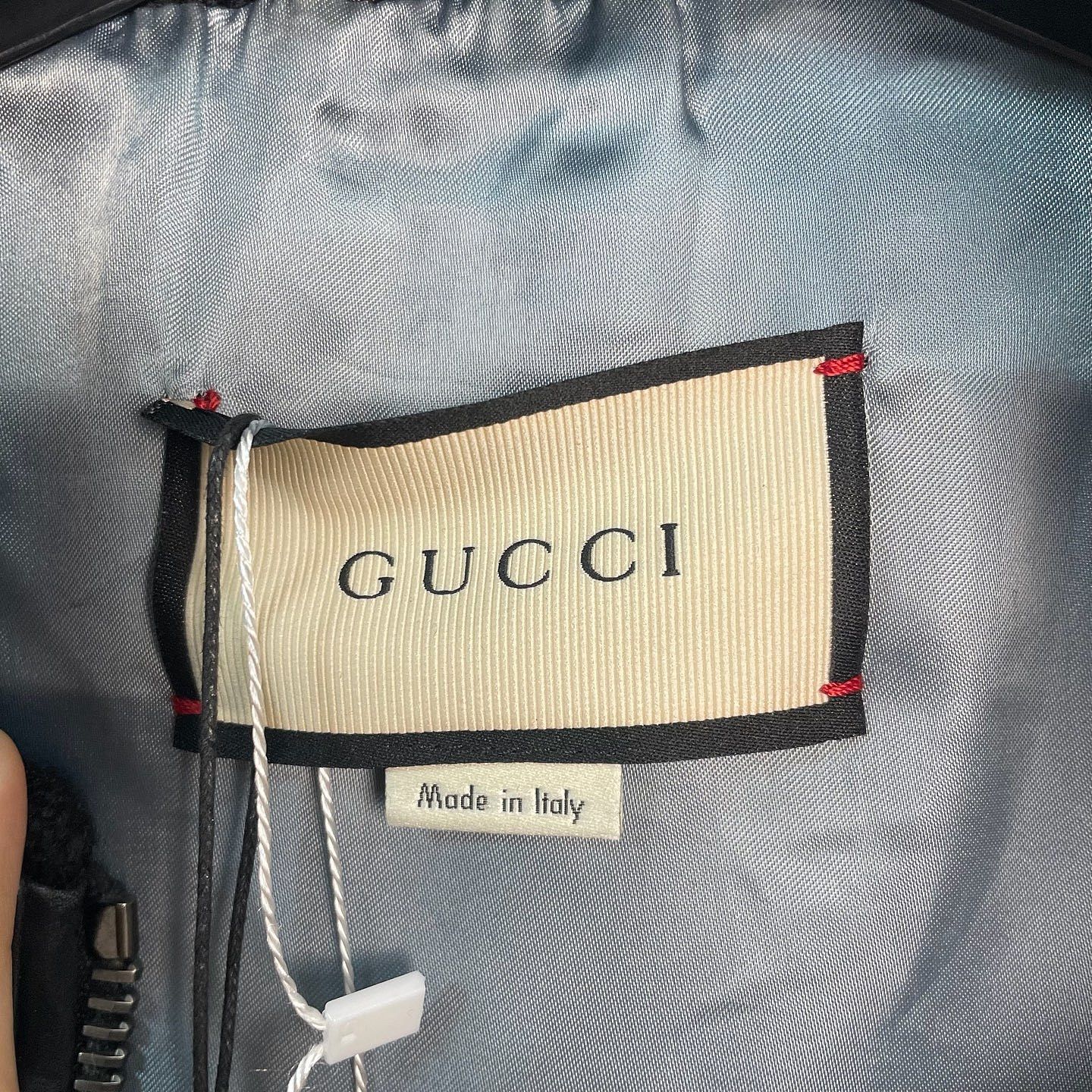 Gucci Gucci Panther Star Leather Bomber Jacket Size M Size US M / EU 48-50 / 2 - 3 Thumbnail
