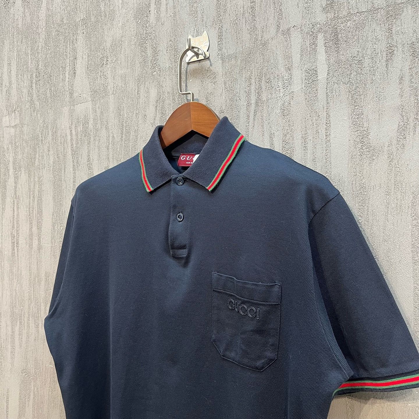 Gucci Gucci Embroidered Pocket Polo Size L Size US L / EU 52-54 / 3 - 8 Thumbnail