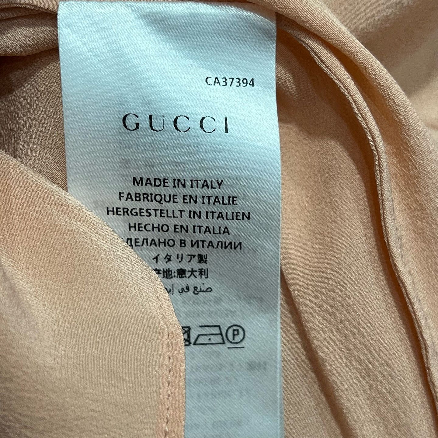 Gucci Gucci Pink Lace Trim Silk Shirt Size 44 Size M / US 6-8 / IT 42-44 - 4 Thumbnail