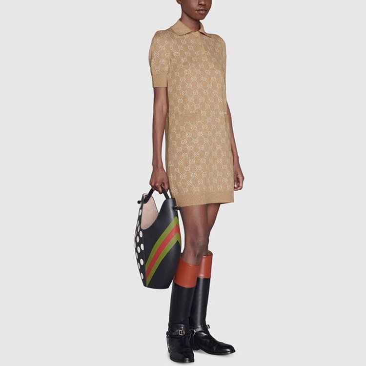 Gucci Gucci GG Jacquard Polo Dress Size XS Size XS / US 0-2 / IT 36-38 - 8 Thumbnail