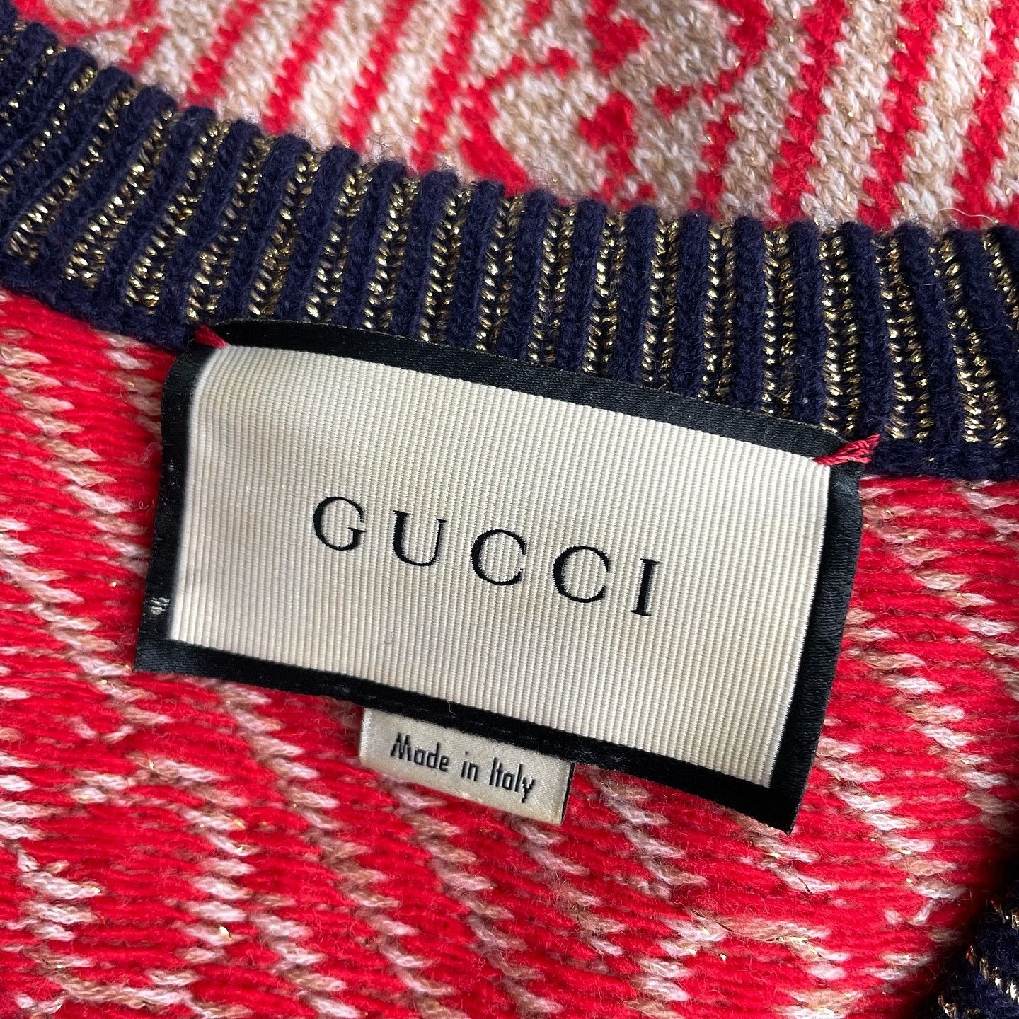 Gucci Gucci GG Pattern Knit Mini Dress Size XS Size XS / US 0-2 / IT 36-38 - 3 Thumbnail