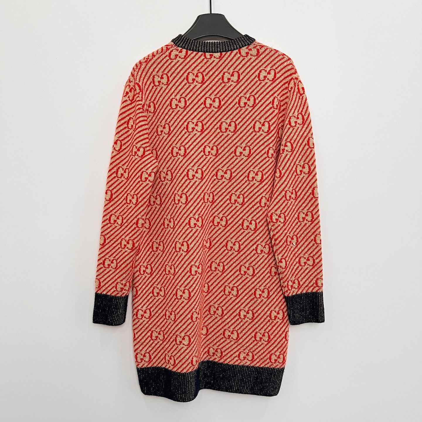 Gucci Gucci GG Pattern Knit Mini Dress Size XS Size XS / US 0-2 / IT 36-38 - 2 Thumbnail