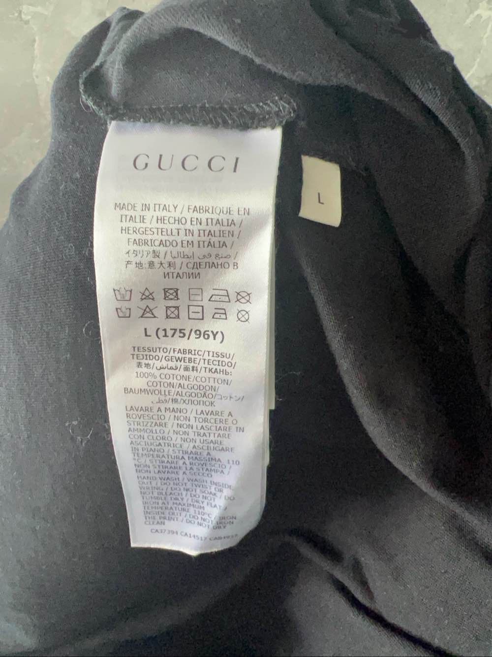 Gucci Gucci Logo Print Short Sleeve T-Shirt Size L Size L / US 10 / IT 46 - 4 Thumbnail