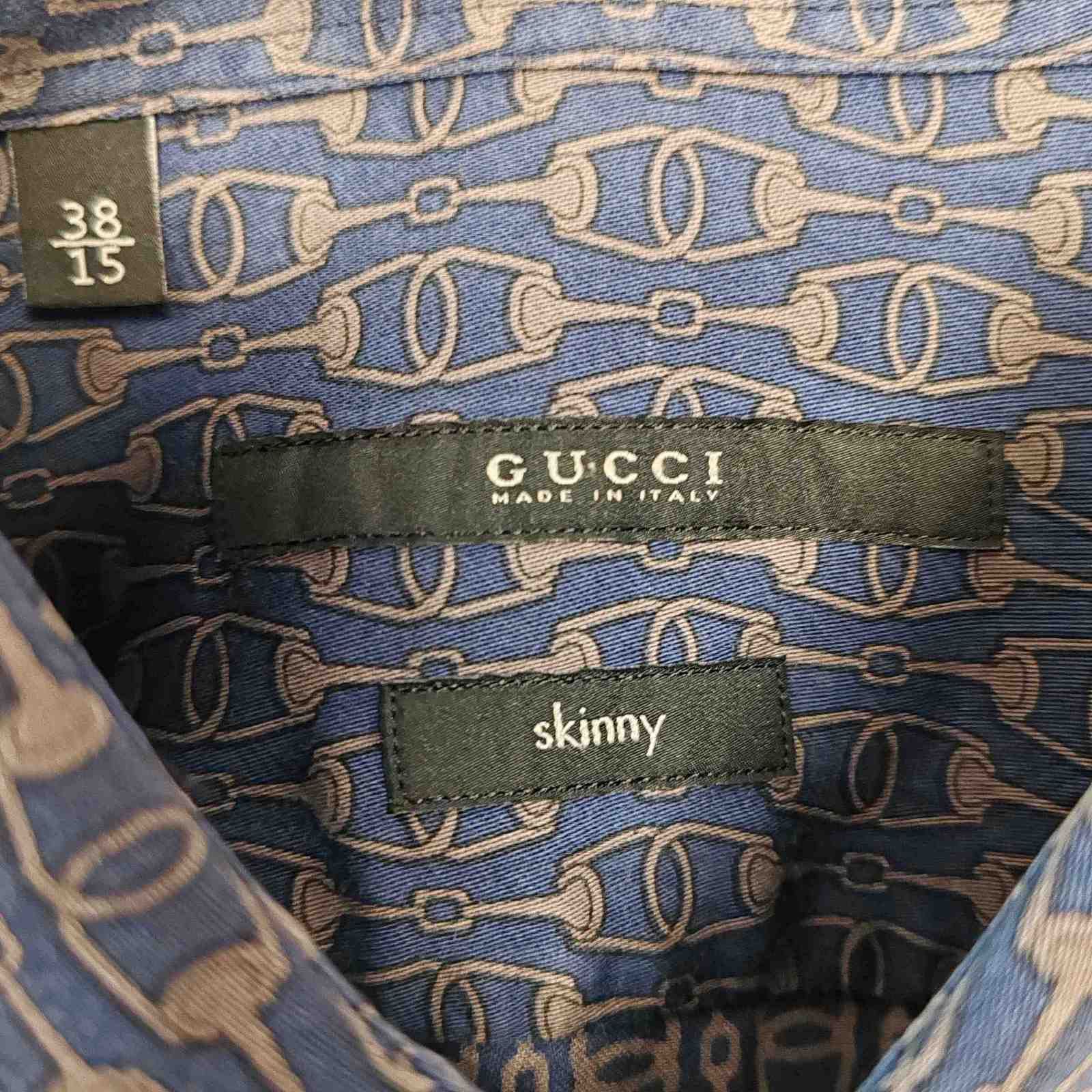 Gucci Gucci Horsebit Print Shirt Size S Size US S / EU 44-46 / 1 - 3 Thumbnail