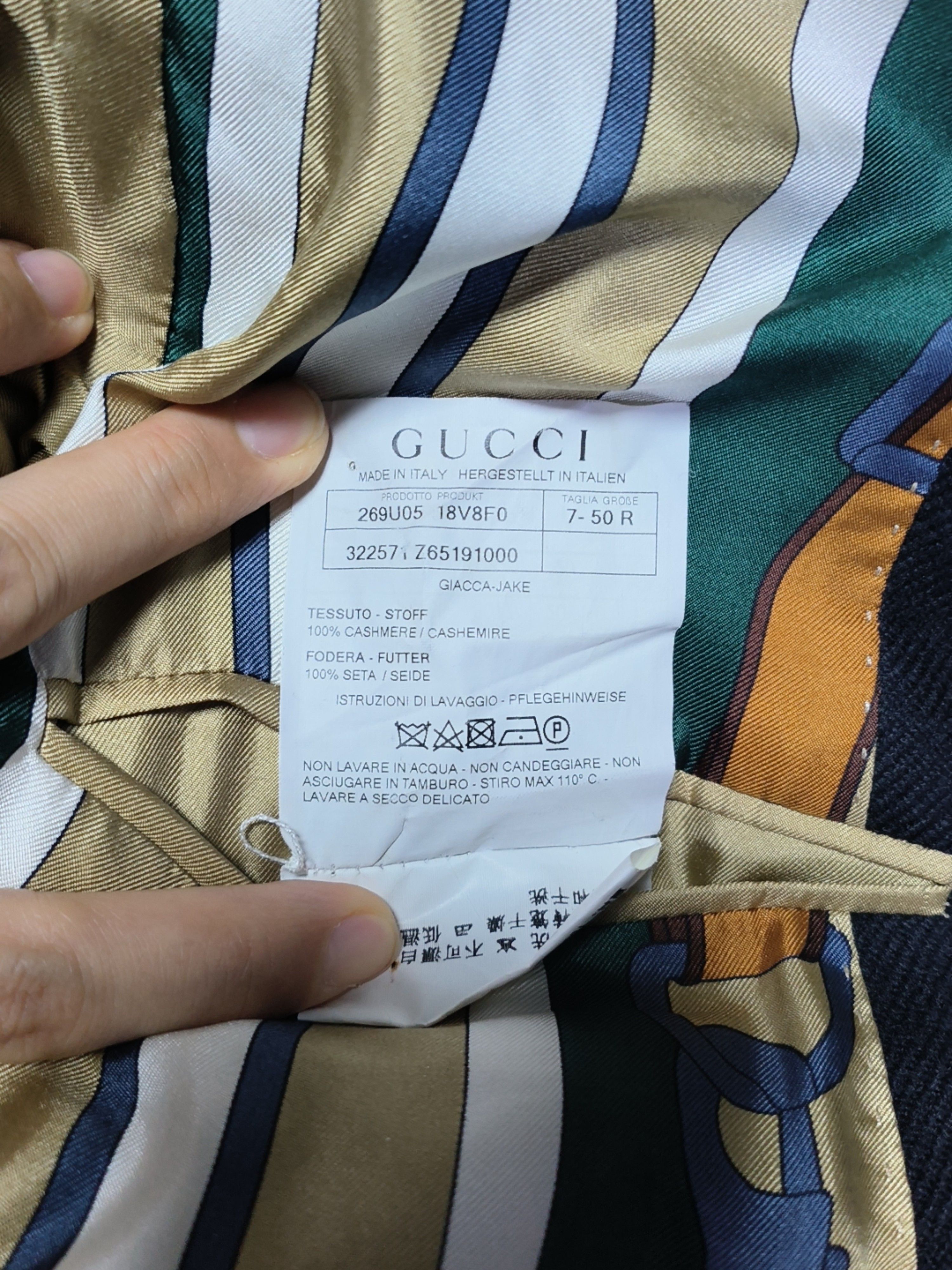 Gucci Gucci Cashmere Blazer 50 R Size 40R - 4 Thumbnail