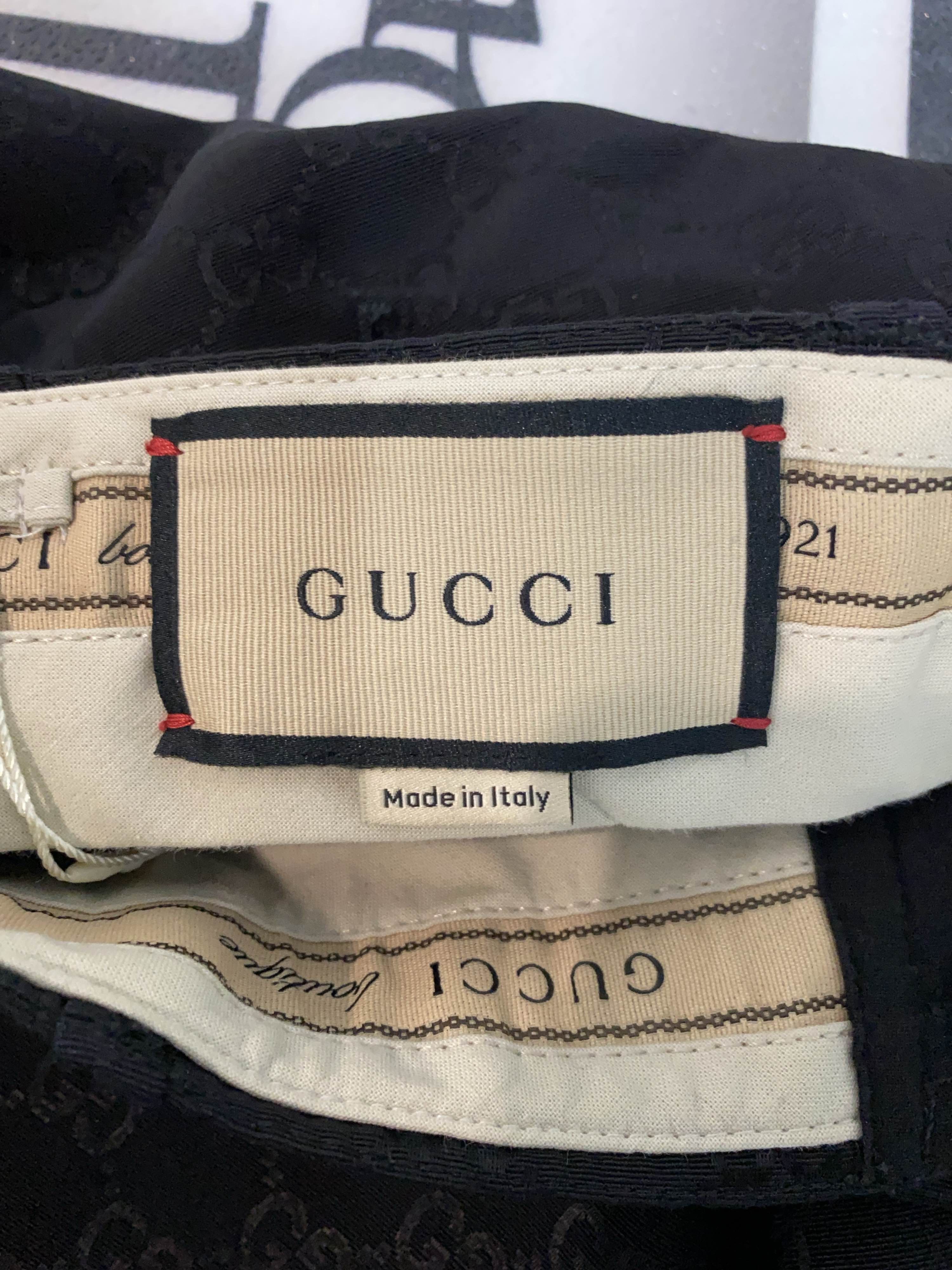 Gucci Gucci GG Monogram Canvas Pants Size 38 Size 26" / US 2 / IT 38 - 3 Thumbnail