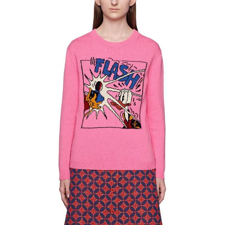 Gucci Gucci x Disney Donald Duck Knit Sweater Size S Size S / US 4 / IT 40 - 13 Thumbnail