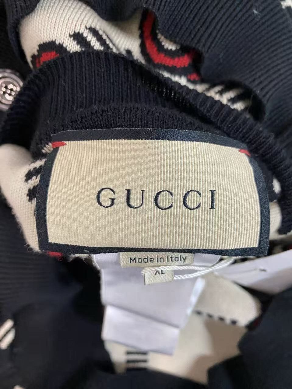 Gucci Gucci GG Monogram V-Neck Cardigan Size XL Size XL / US 12-14 / IT 48-50 - 3 Thumbnail