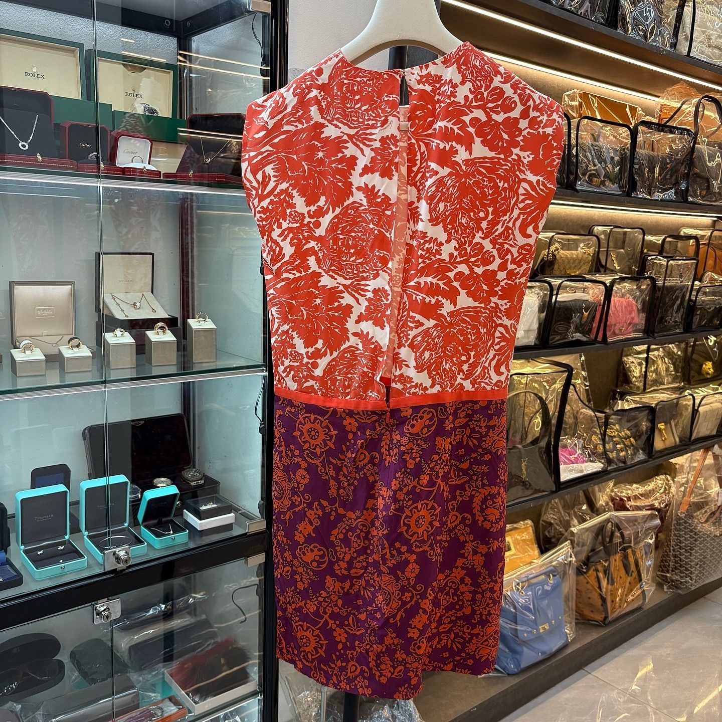 Gucci Gucci Floral Silk Dress Size 40 Size S / US 4 / IT 40 - 2 Thumbnail