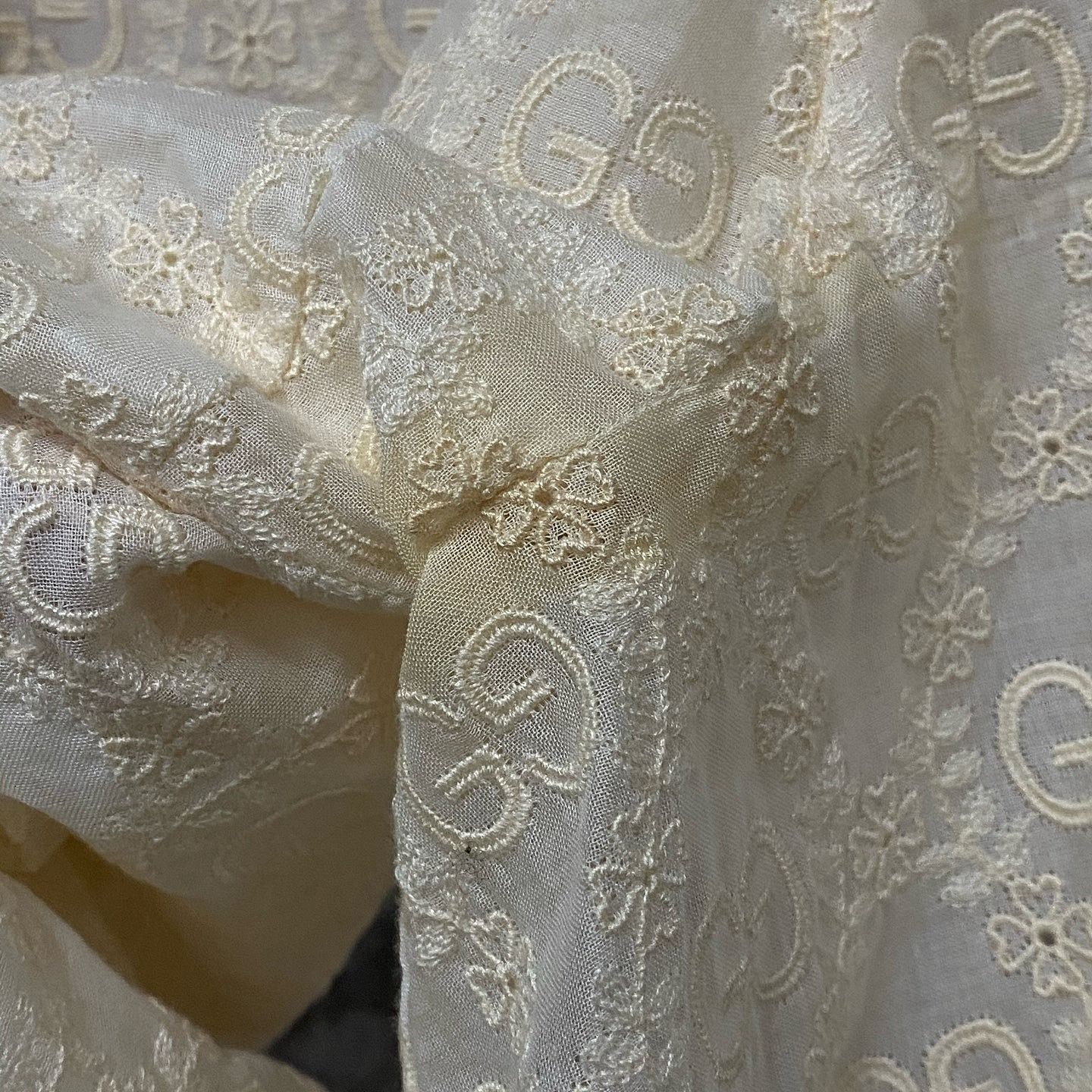 Gucci Gucci GG Embroidery Cotton Blouse Size 40 Size S / US 4 / IT 40 - 8 Thumbnail