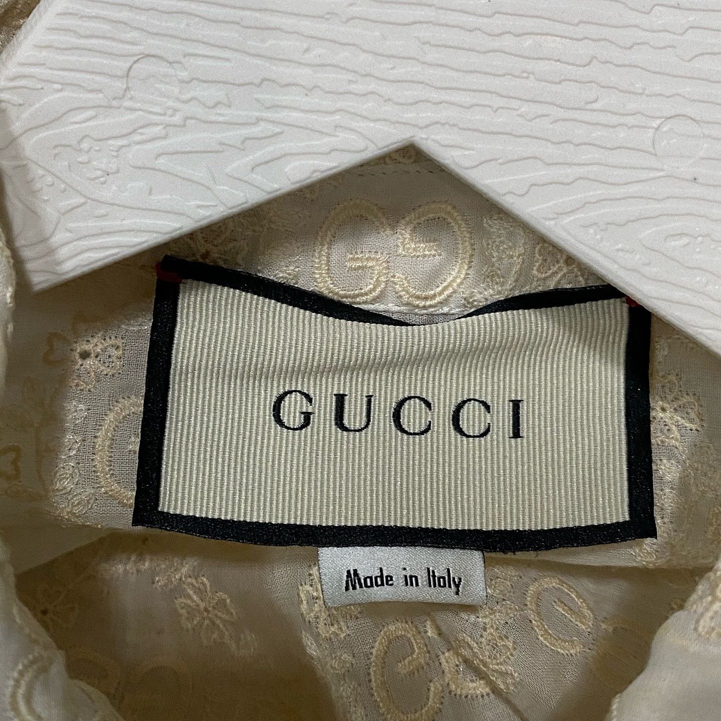 Gucci Gucci GG Embroidery Cotton Blouse Size 40 Size S / US 4 / IT 40 - 3 Thumbnail