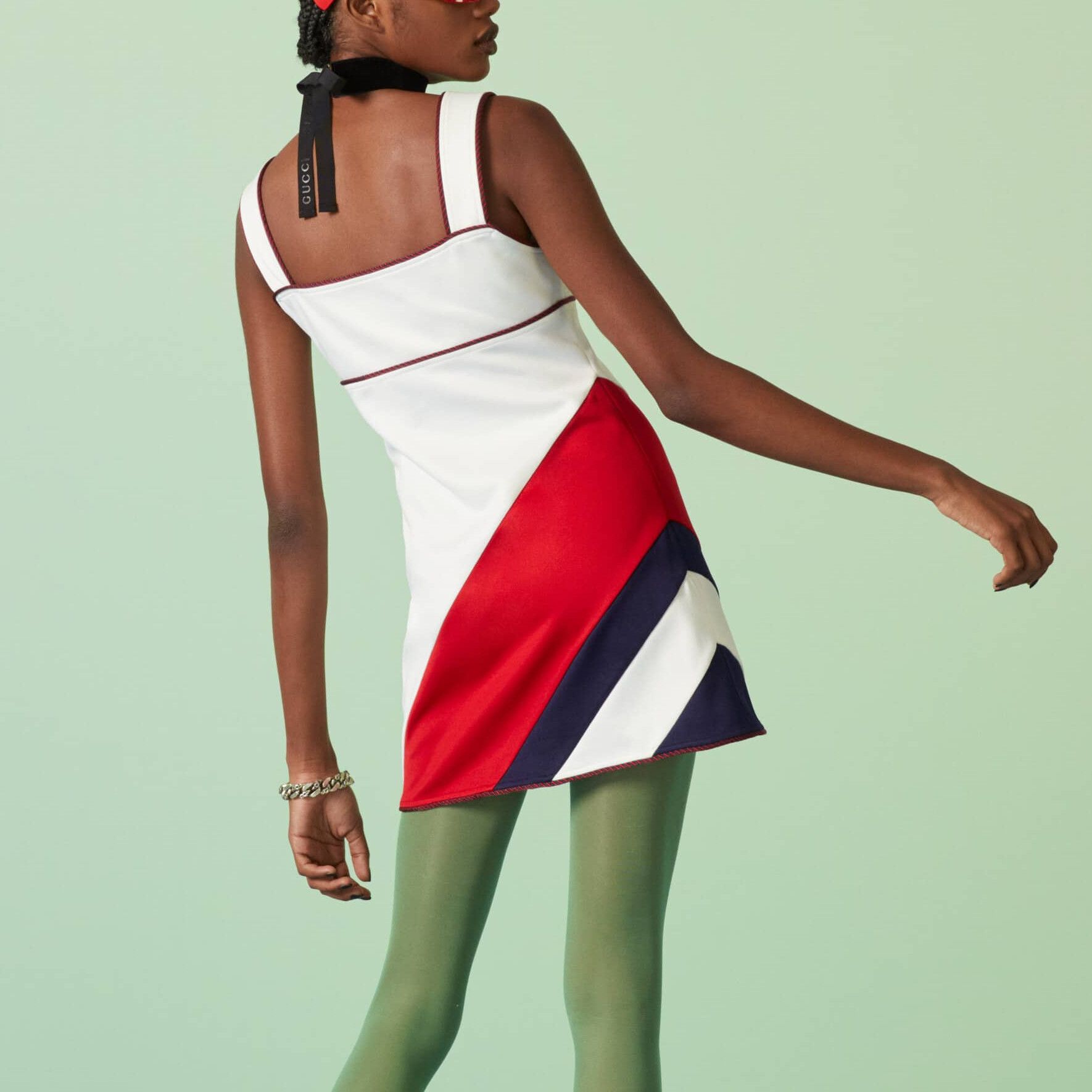 Gucci Gucci Colorblock Sleeveless Mini Dress Size S Size S / US 4 / IT 40 - 7 Thumbnail