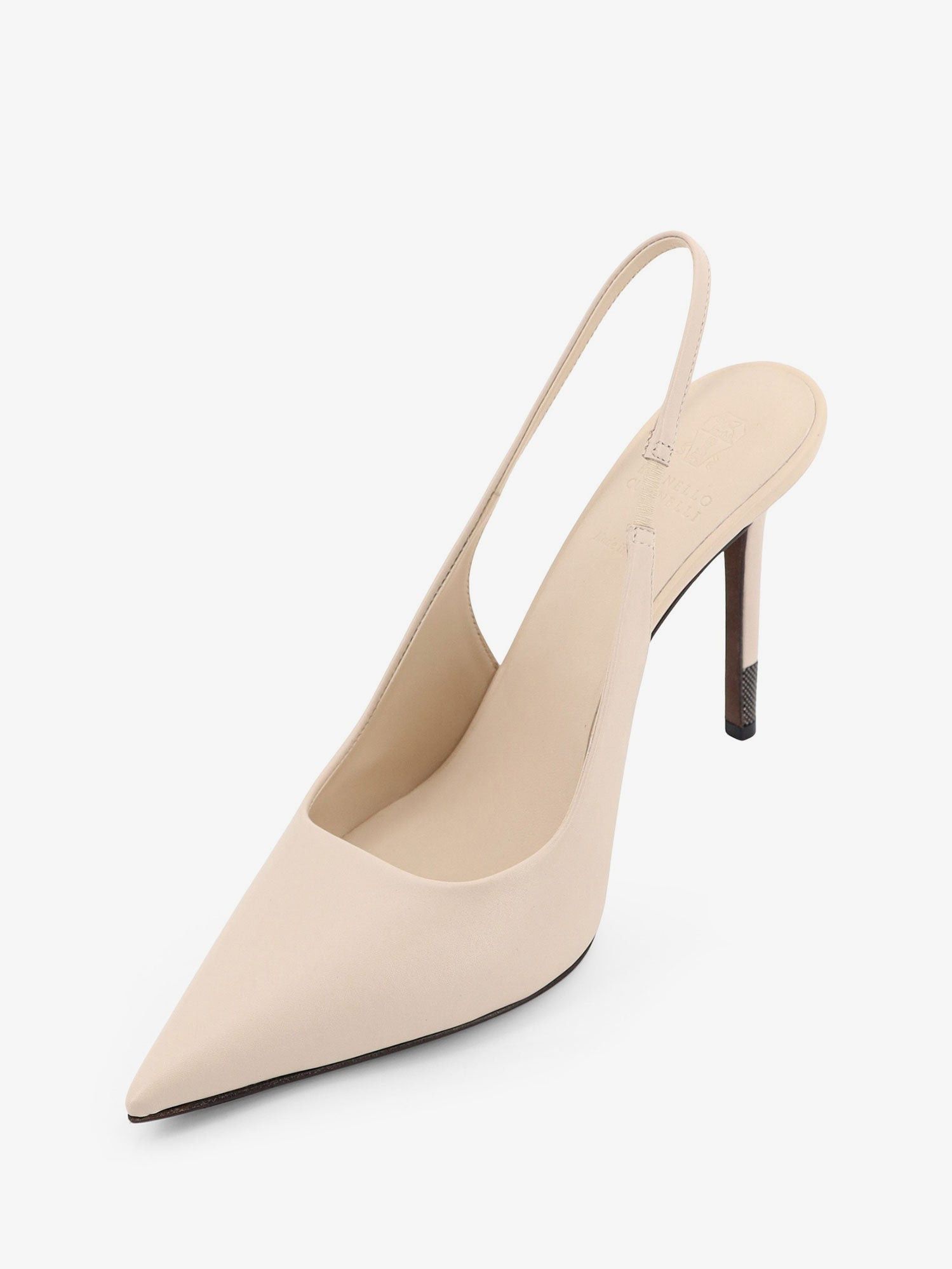 Brunello Cucinelli Brunello Cucinelli Leather pumps with Monili detail on the heel IT 40 Women - USA Tariffs Included Size US 10 / IT 40 - 4 Thumbnail