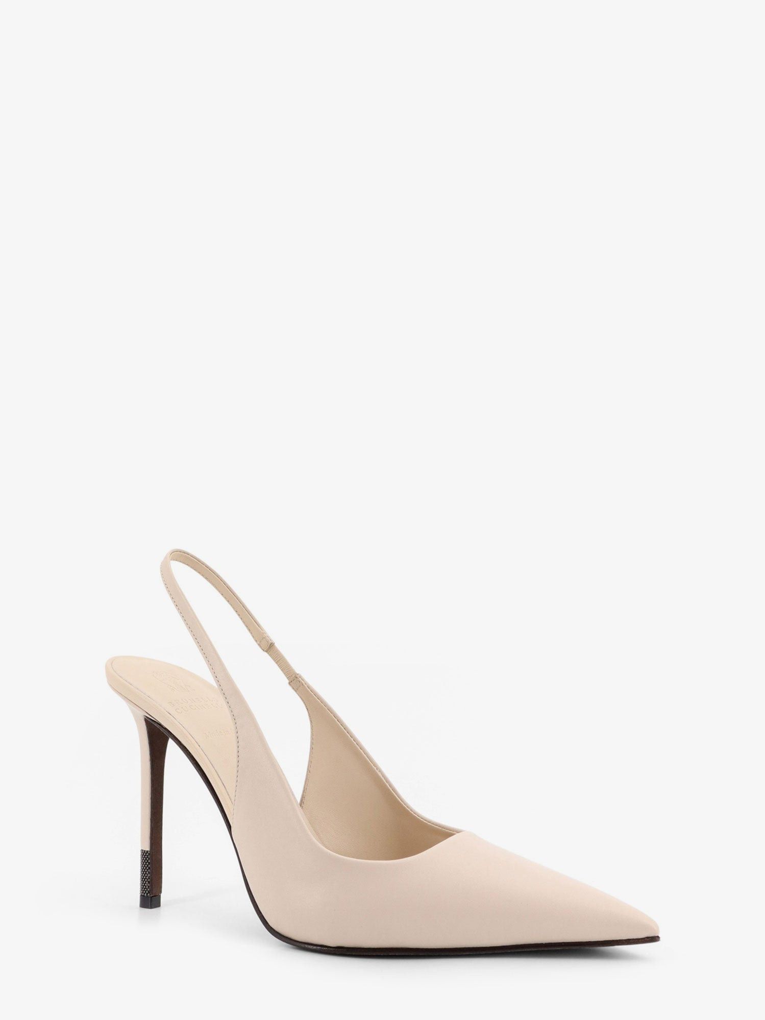 Brunello Cucinelli Brunello Cucinelli Leather pumps with Monili detail on the heel IT 40 Women - USA Tariffs Included Size US 10 / IT 40 - 2 Thumbnail