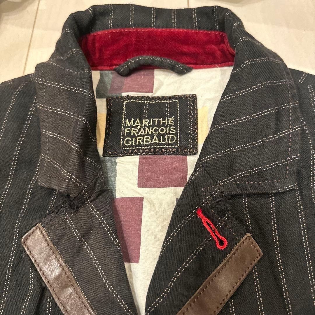 Marithe + Francois Girbaud Marithe Francois Girbaud Vintage Striped Jacket Size US L / EU 52-54 / 3 - 3 Thumbnail
