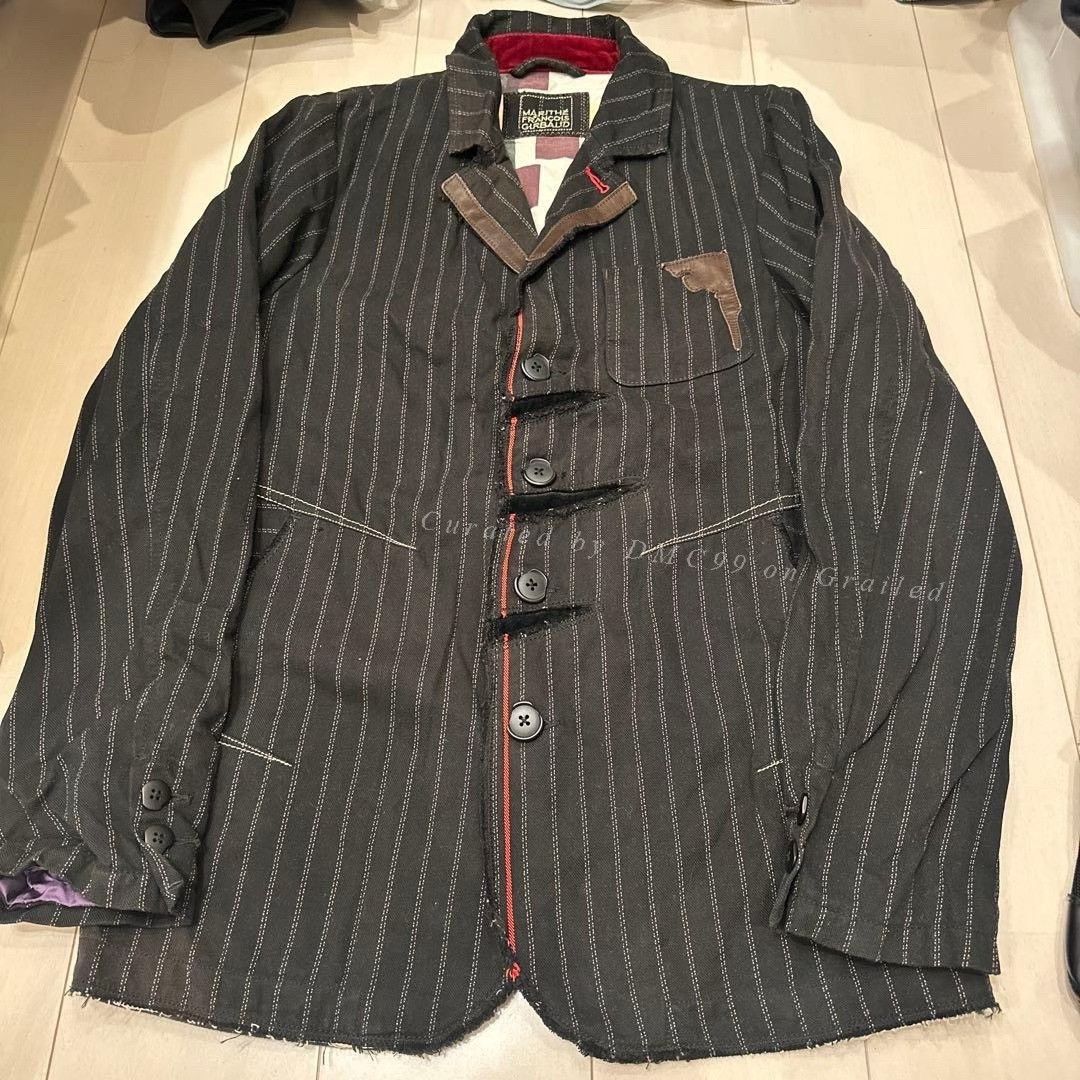 Marithe + Francois Girbaud Marithe Francois Girbaud Vintage Striped Jacket Size US L / EU 52-54 / 3 - 2 Thumbnail