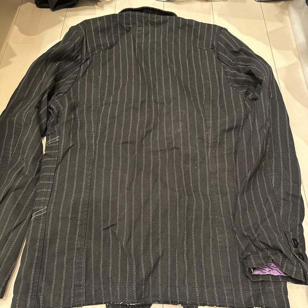 Marithe + Francois Girbaud Marithe Francois Girbaud Vintage Striped Jacket Size US L / EU 52-54 / 3 - 6 Thumbnail