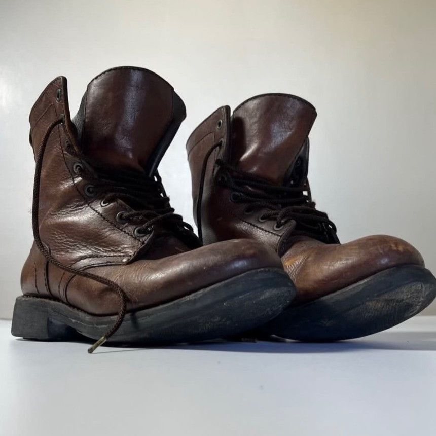 Dirk Bikkembergs Dirk Bikkembergs Men's Vintage Leather Boots Size US 8 / EU 41 - 4 Thumbnail