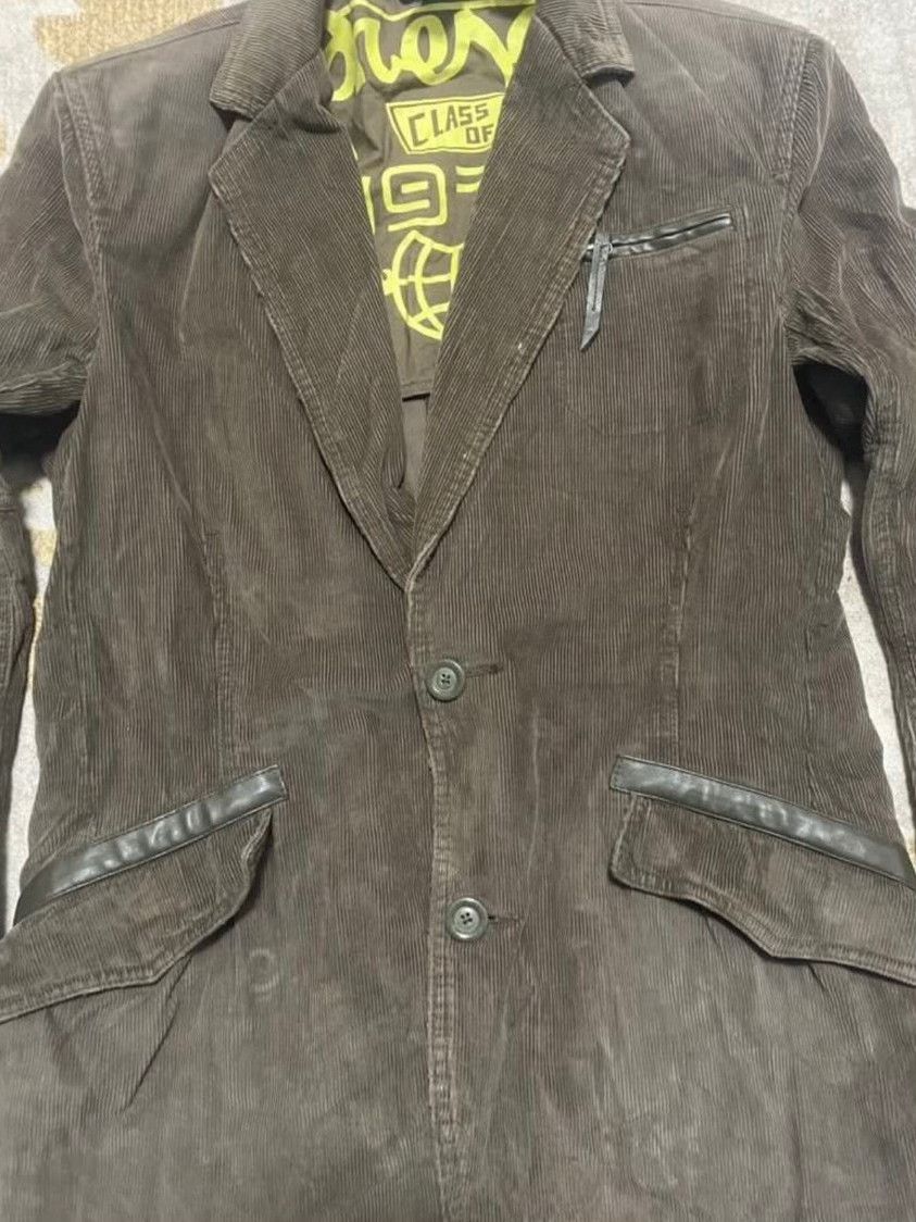 Diesel Diesel Vintage Corduroy Blazer Jacket Size US M / EU 48-50 / 2 - 2 Thumbnail