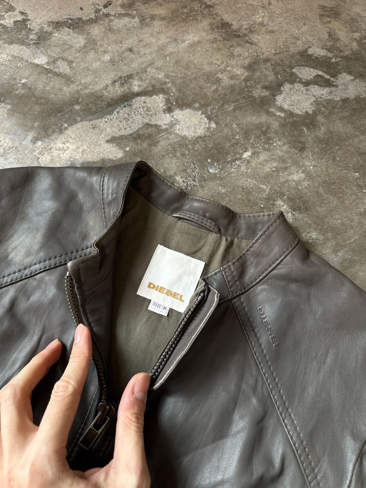 Diesel Diesel Vintage Sheepskin Biker Jacket Size US M / EU 48-50 / 2 - 4 Thumbnail