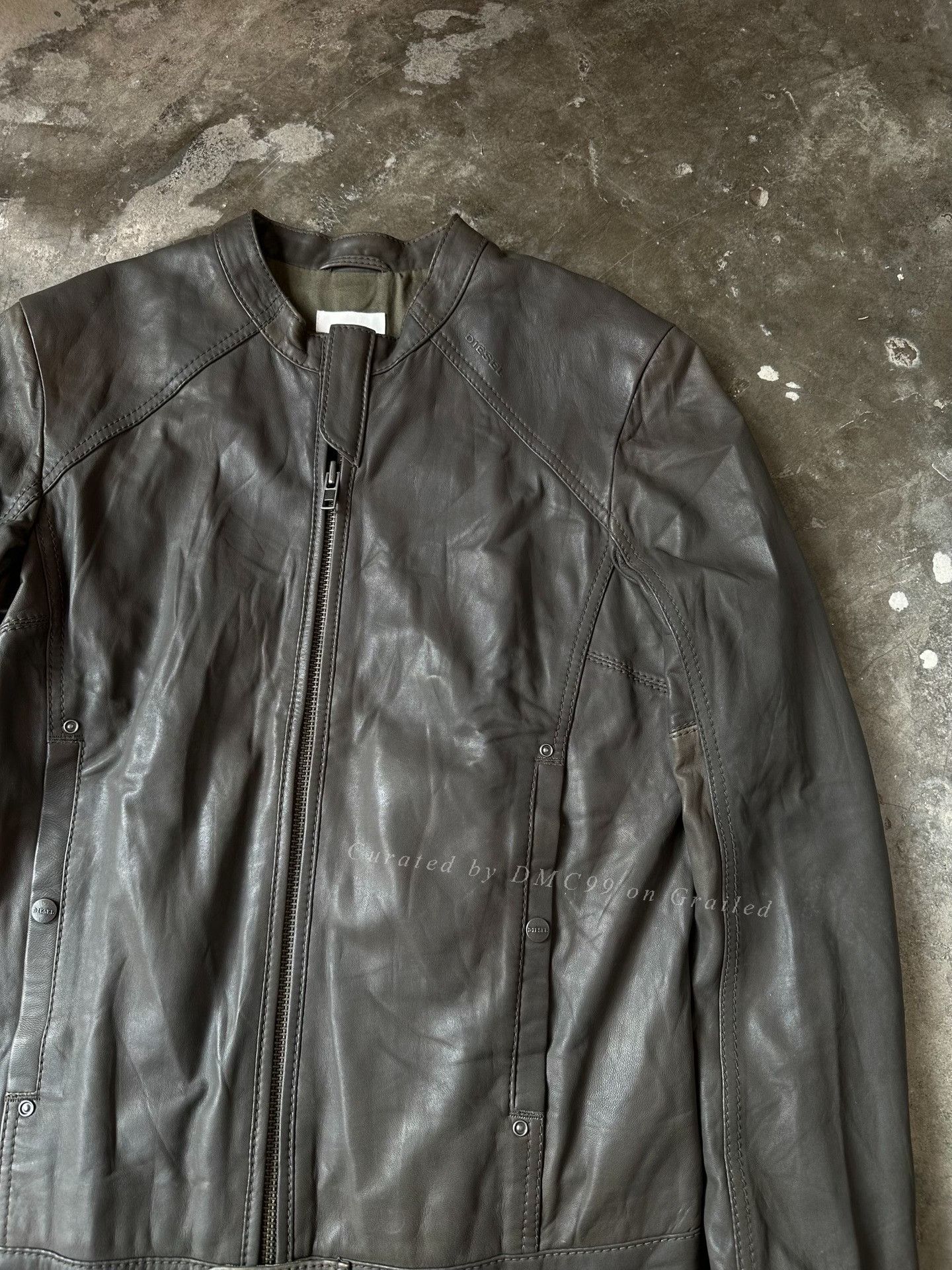 Diesel Diesel Vintage Sheepskin Biker Jacket Size US M / EU 48-50 / 2 - 3 Thumbnail