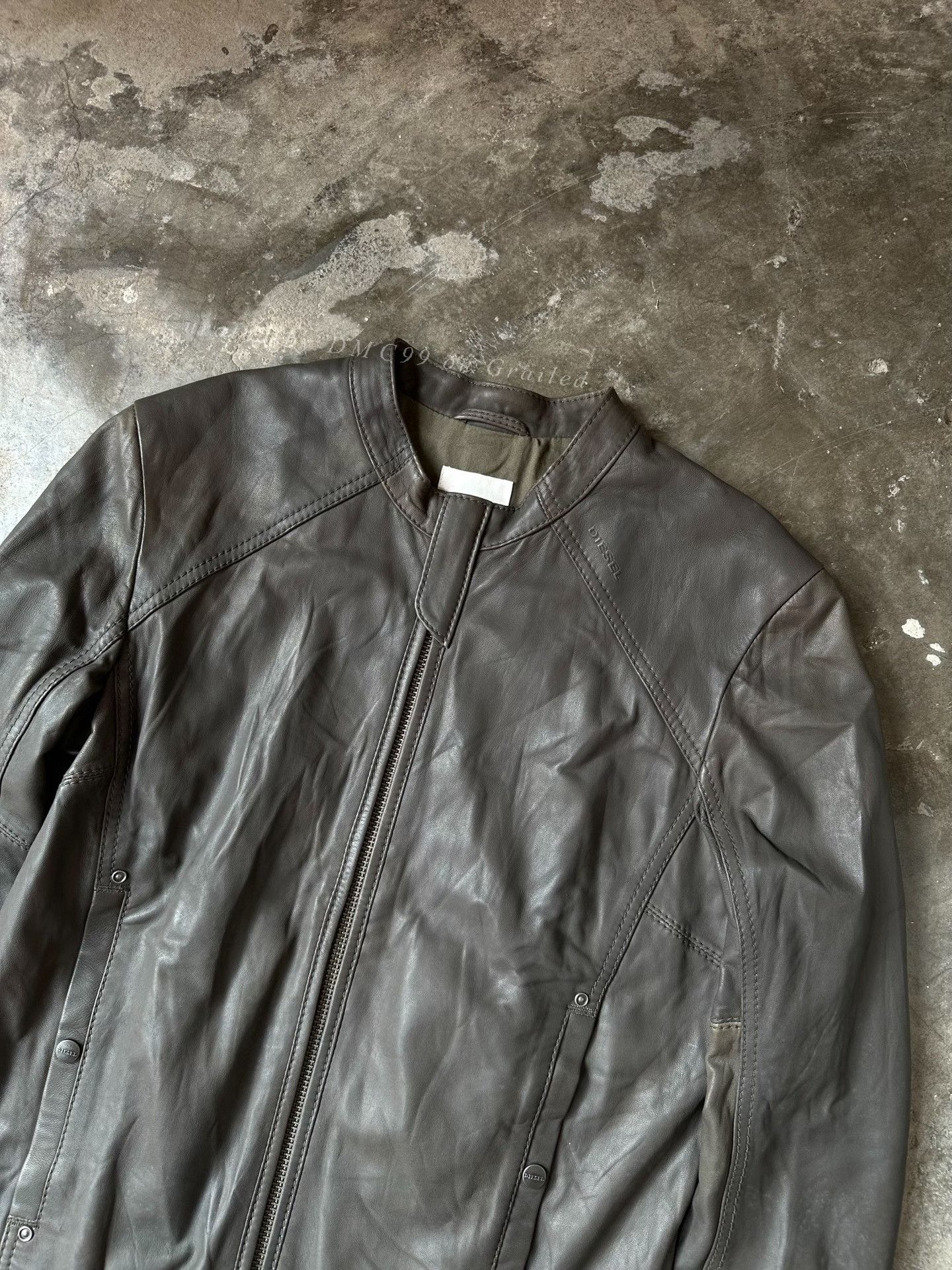 Diesel Diesel Vintage Sheepskin Biker Jacket Size US M / EU 48-50 / 2 - 2 Thumbnail