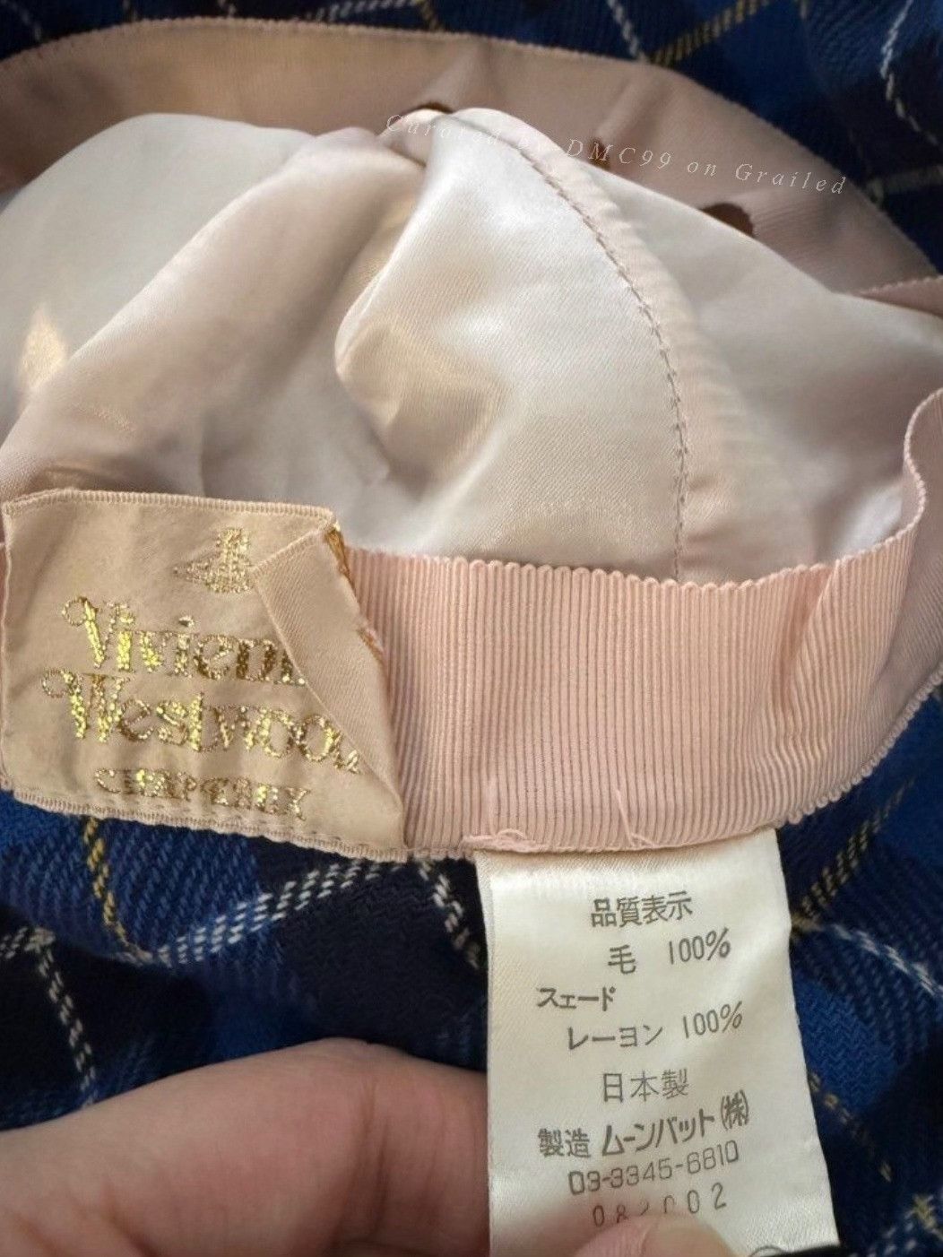 Vivienne Westwood Vivienne Westwood Vintage 90s Check Bucket Hat Size ONE SIZE - 4 Thumbnail