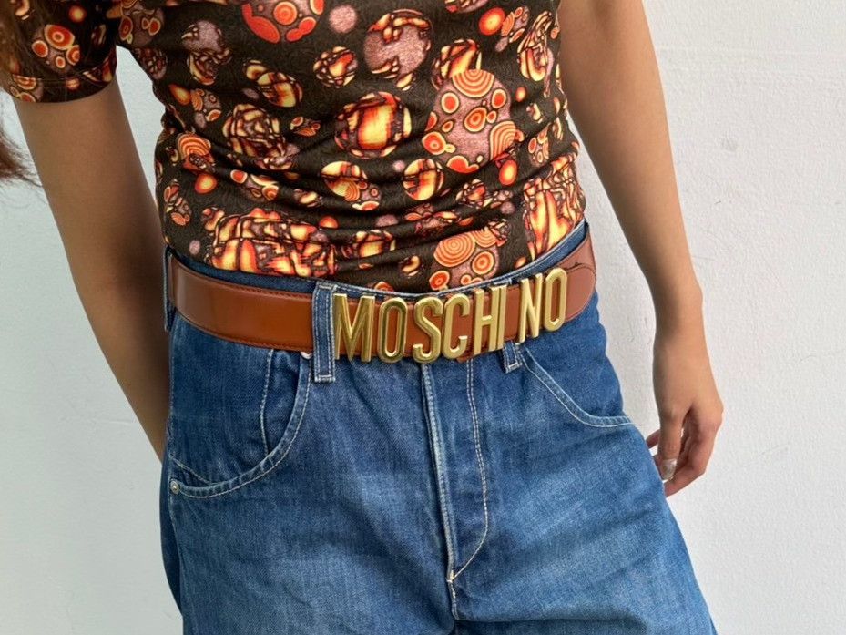 Moschino MOSCHINO Vintage Brown Belt Size ONE SIZE - 4 Thumbnail