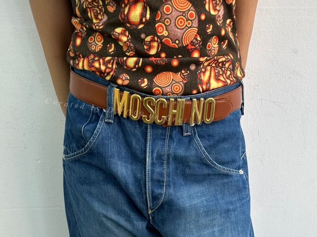 Moschino MOSCHINO Vintage Brown Belt Size ONE SIZE - 2 Thumbnail