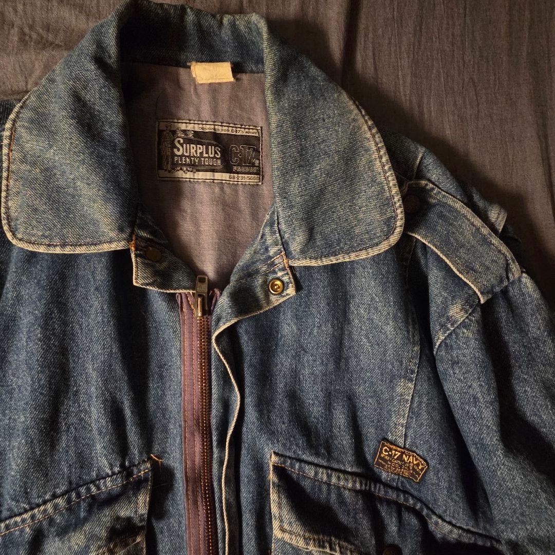 Vintage Surplus Vintage C-17 Denim Jacket Size US L / EU 52-54 / 3 - 3 Thumbnail
