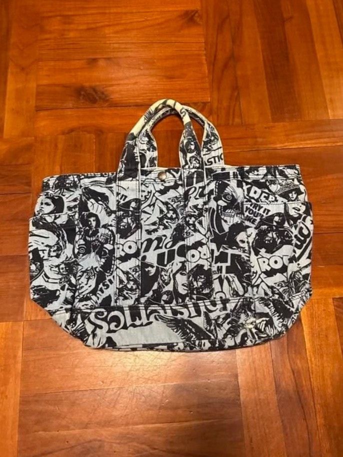 Hysteric Glamour Hysteric Glamour Vintage Denim Tote Bag Size ONE SIZE - 2 Thumbnail