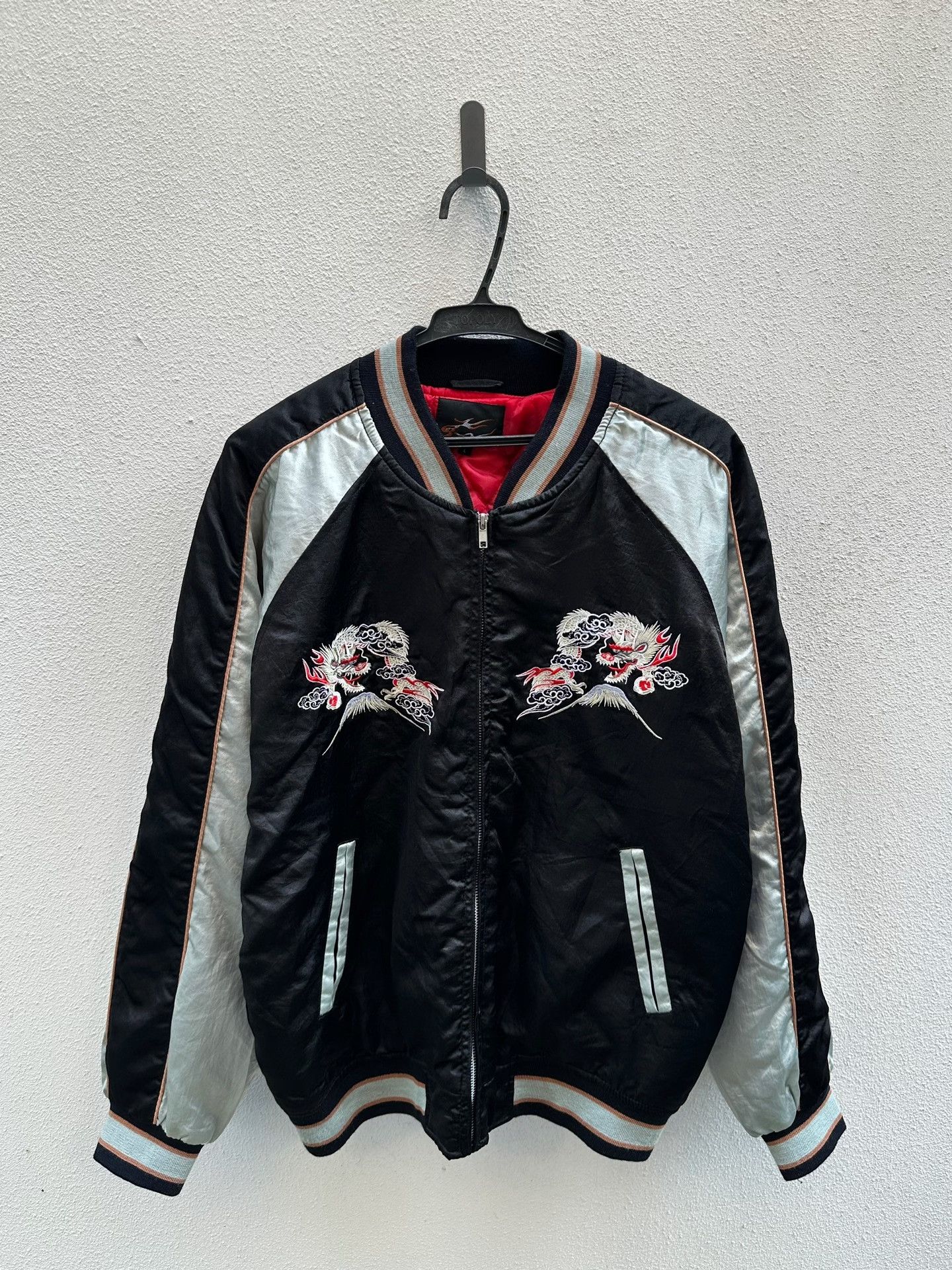 Les Six Vintage Yokosuka Dragon Souvenir Jacket Size US M / EU 48-50 / 2 - 2 Thumbnail