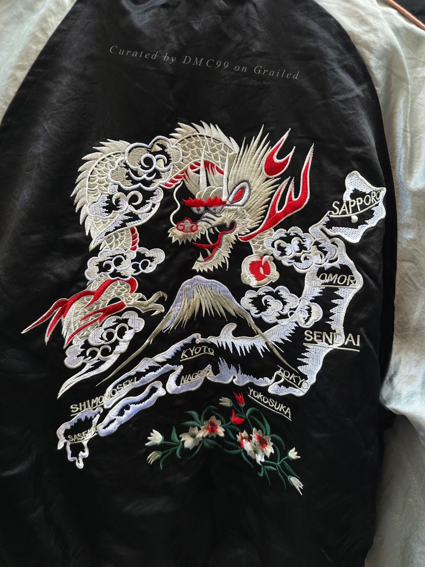Les Six Vintage Yokosuka Dragon Souvenir Jacket Size US M / EU 48-50 / 2 - 5 Thumbnail