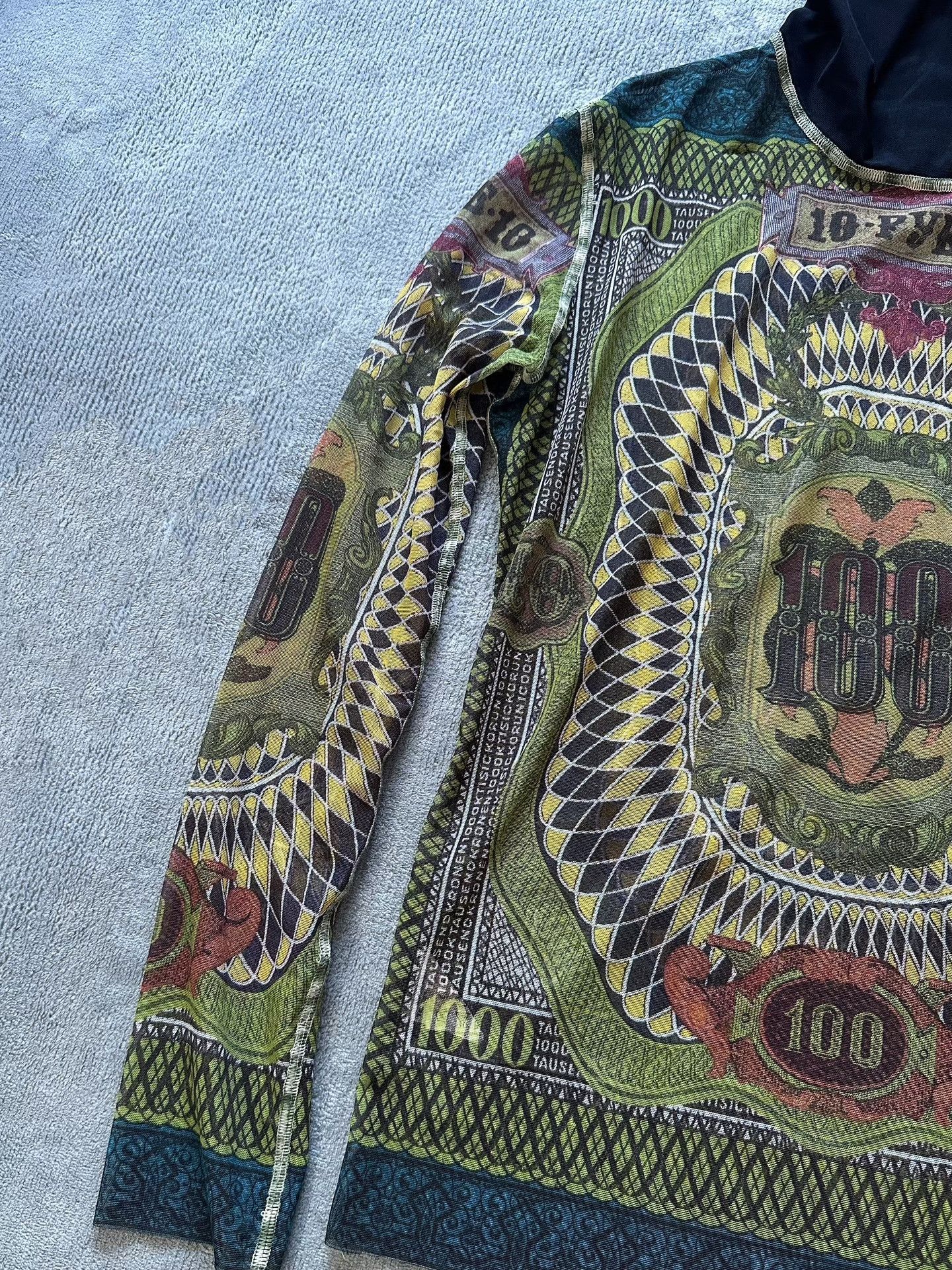 Jean Paul Gaultier Jean Paul Gaultier Archive Mesh Long-Sleeve Top Size US M / EU 48-50 / 2 - 2 Thumbnail