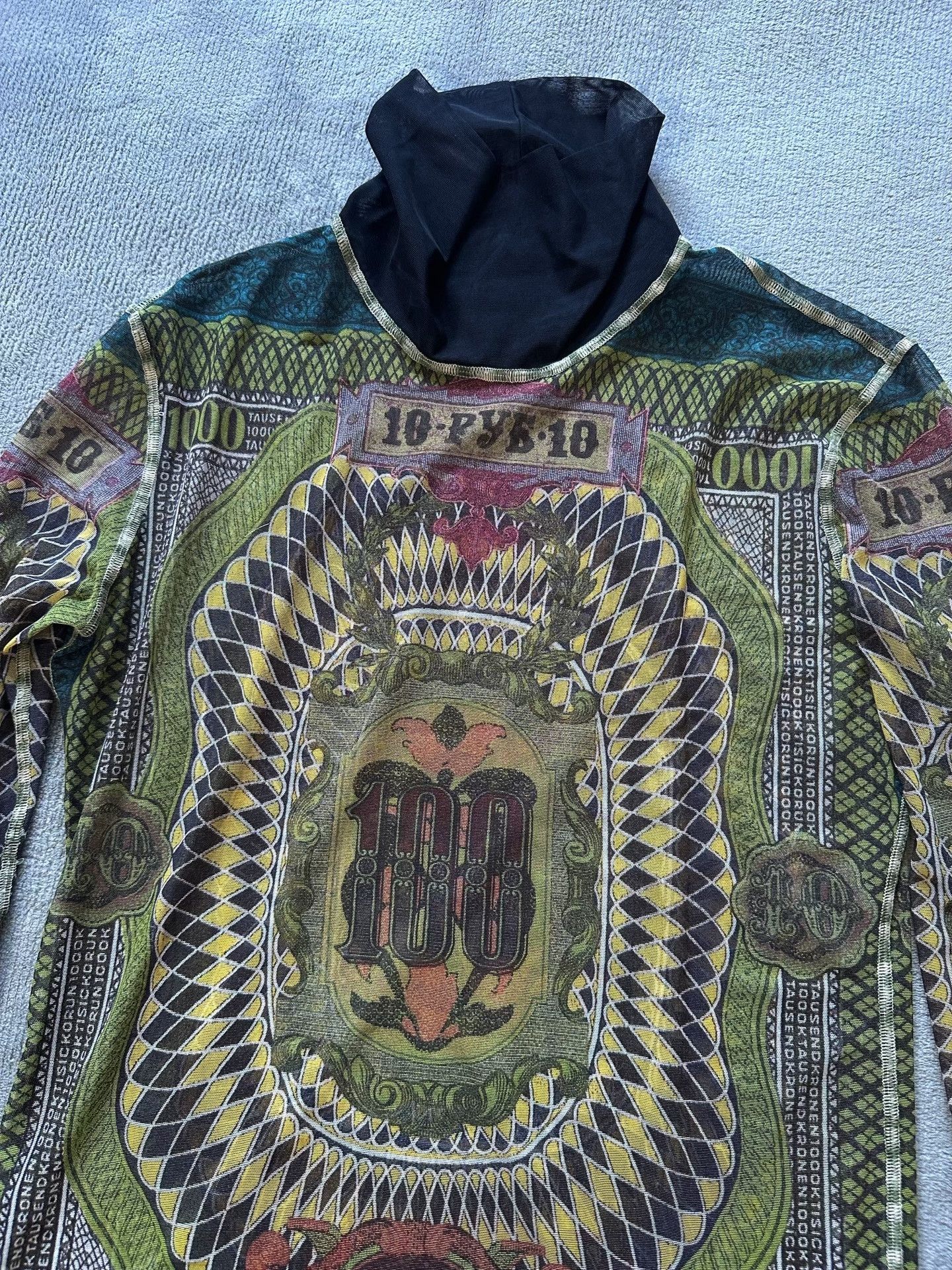 Jean Paul Gaultier Jean Paul Gaultier Archive Mesh Long-Sleeve Top Size US M / EU 48-50 / 2 - 8 Thumbnail