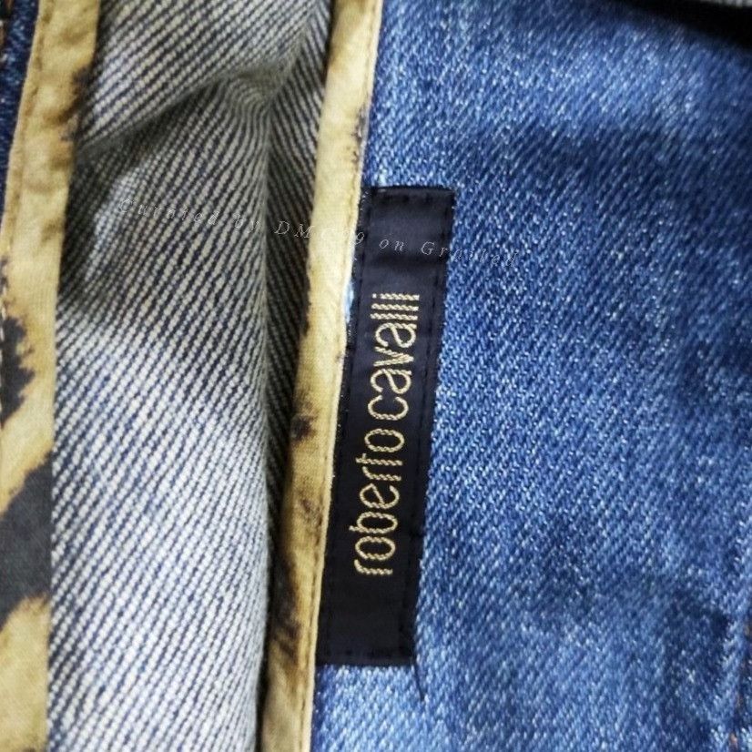 Roberto Cavalli Vintage Roberto Cavalli Denim Jacket Size M / US 6-8 / IT 42-44 - 5 Thumbnail