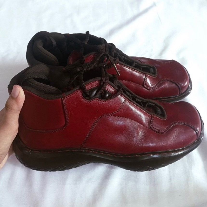 Prada Vintage Prada Sport Leather Mid-Calf Boots Size US 10 / EU 43 - 3 Thumbnail