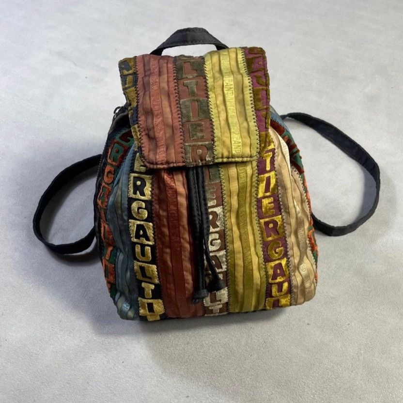 Jean Paul Gaultier Vintage Jean Paul Gaultier Striped Backpack Size ONE SIZE - 2 Thumbnail