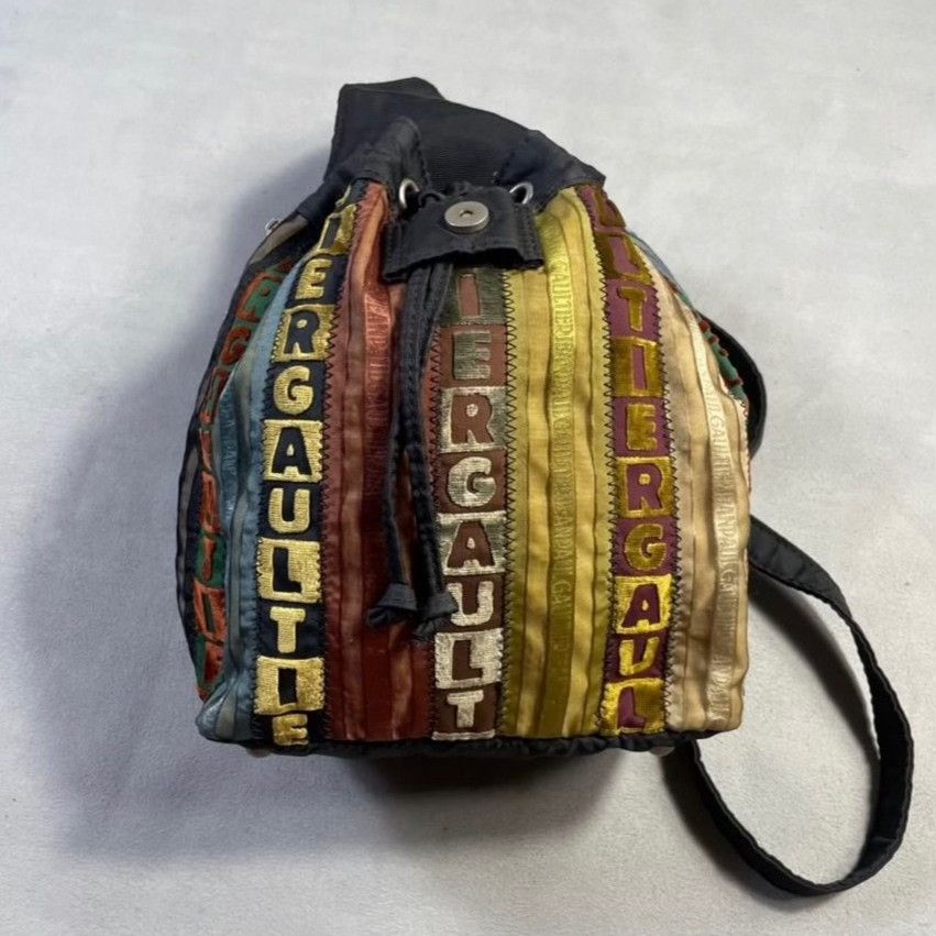 Jean Paul Gaultier Vintage Jean Paul Gaultier Striped Backpack Size ONE SIZE - 4 Thumbnail