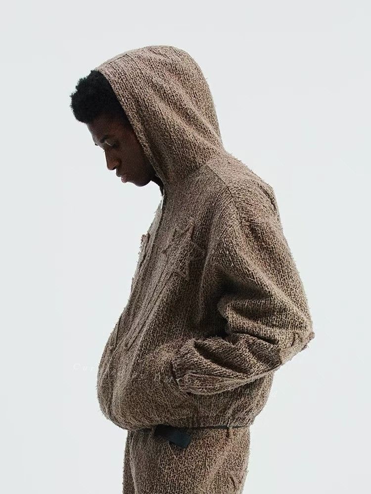 Vintage Randomevent Meteor Patchwork Washed Hooded Jacket Size US M / EU 48-50 / 2 - 2 Thumbnail