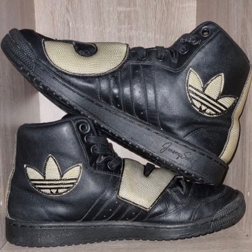 Jeremy Scott adidas x Jeremy Scott Black Gold Size US 8 / EU 41 - 4 Thumbnail