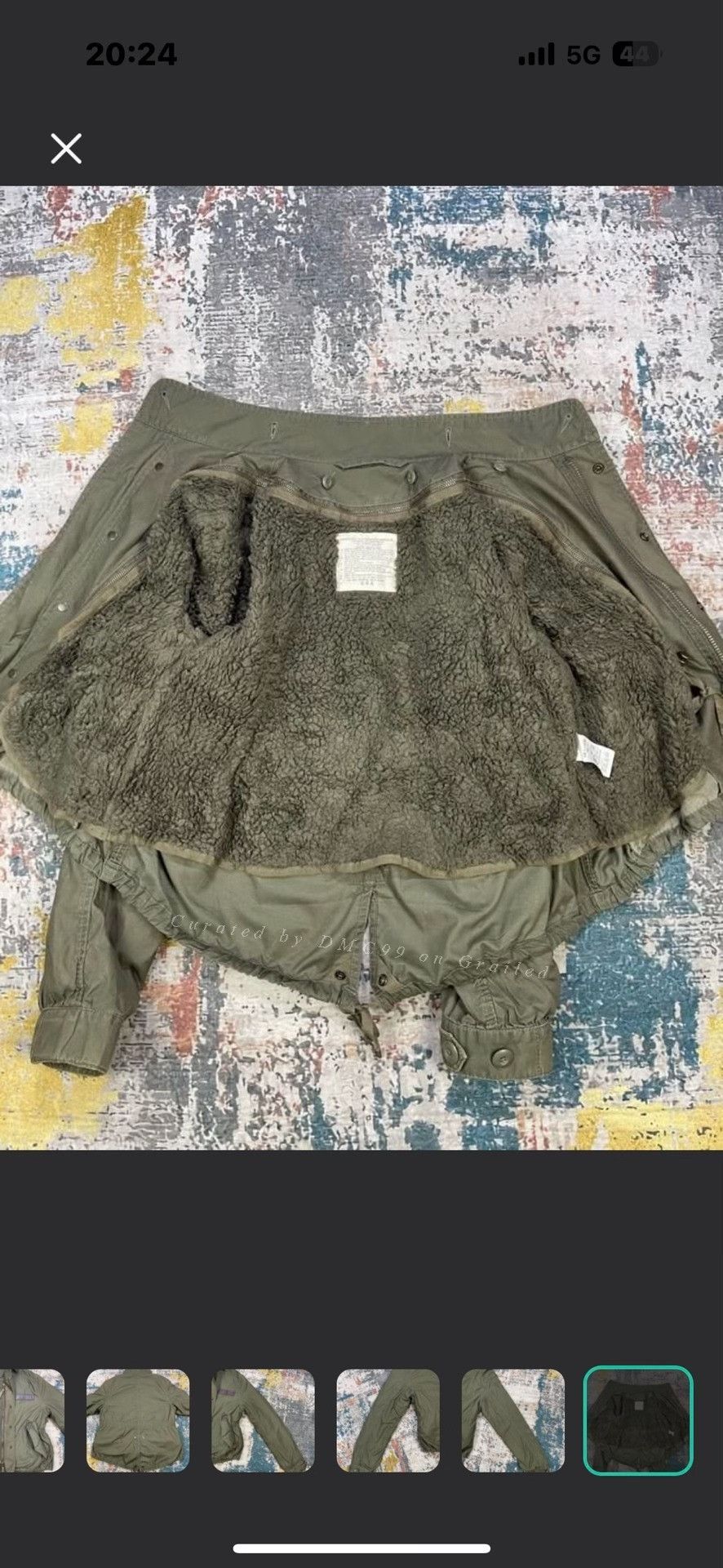 Vintage GOA Military Jacket with Removable Hood Size US M / EU 48-50 / 2 - 8 Thumbnail