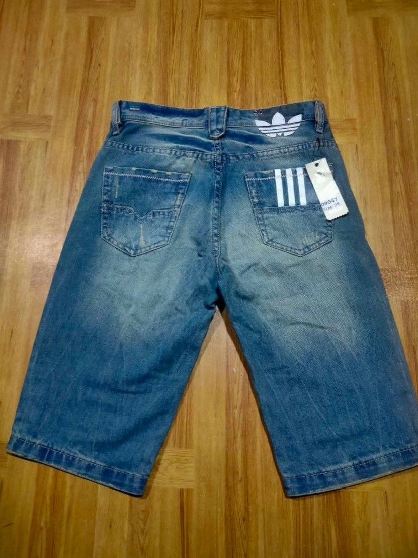 Diesel Diesel x Adidas Denim Shorts Size US 28 / EU 44 - 3 Thumbnail