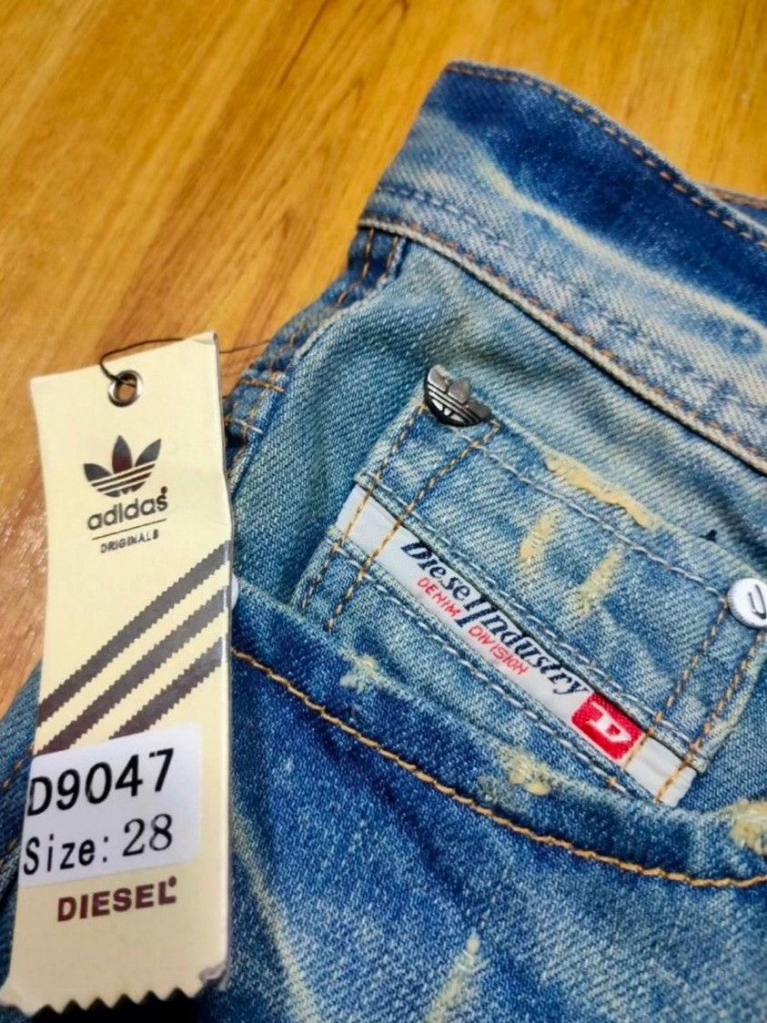 Diesel Diesel x Adidas Denim Shorts Size US 28 / EU 44 - 4 Thumbnail