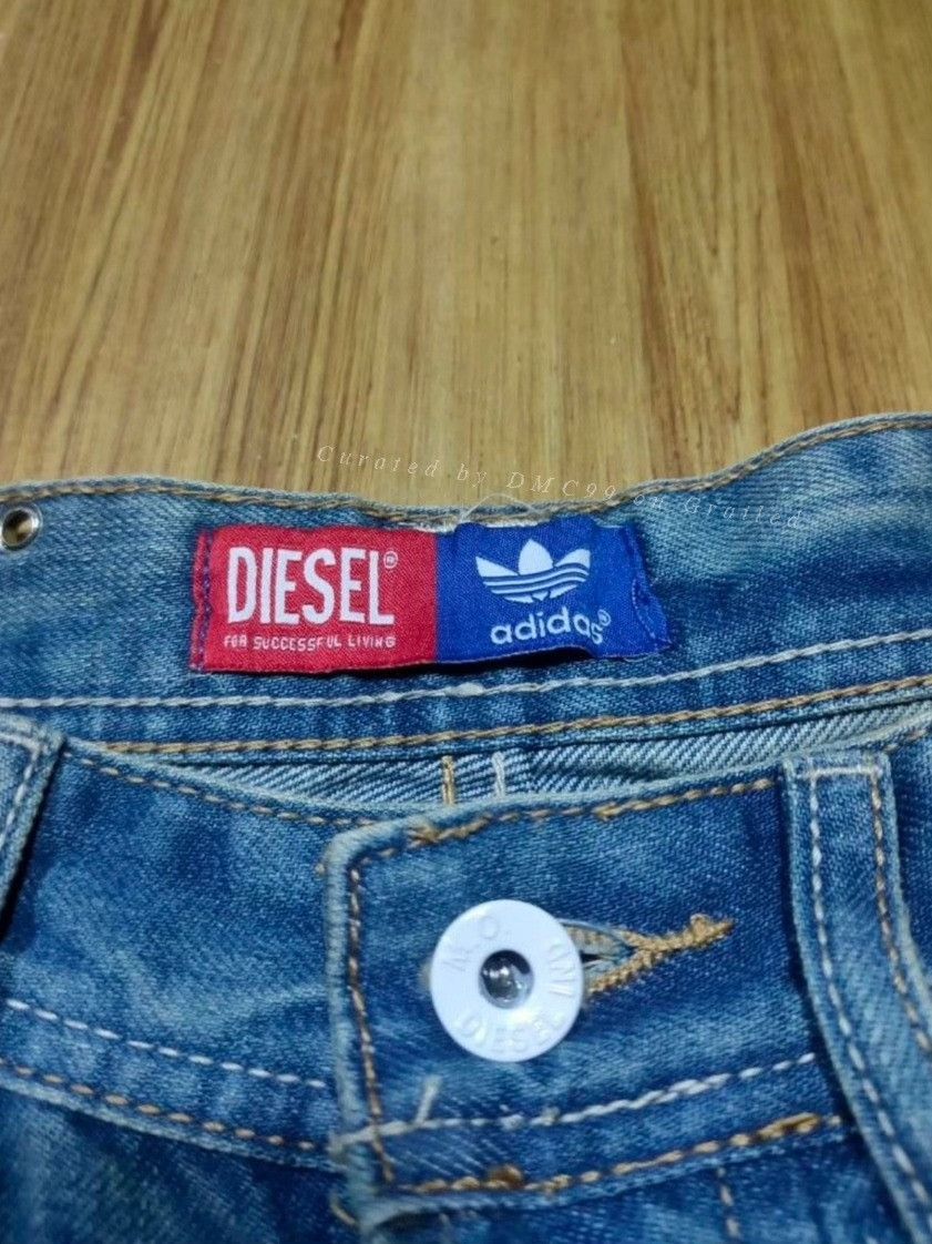 Diesel Diesel x Adidas Denim Shorts Size US 28 / EU 44 - 2 Thumbnail