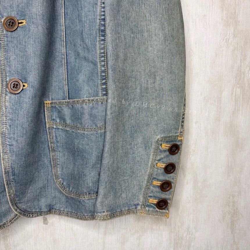 Junya Watanabe Junya Watanabe Denim Suit Collar Jacket Size US M / EU 48-50 / 2 - 5 Thumbnail