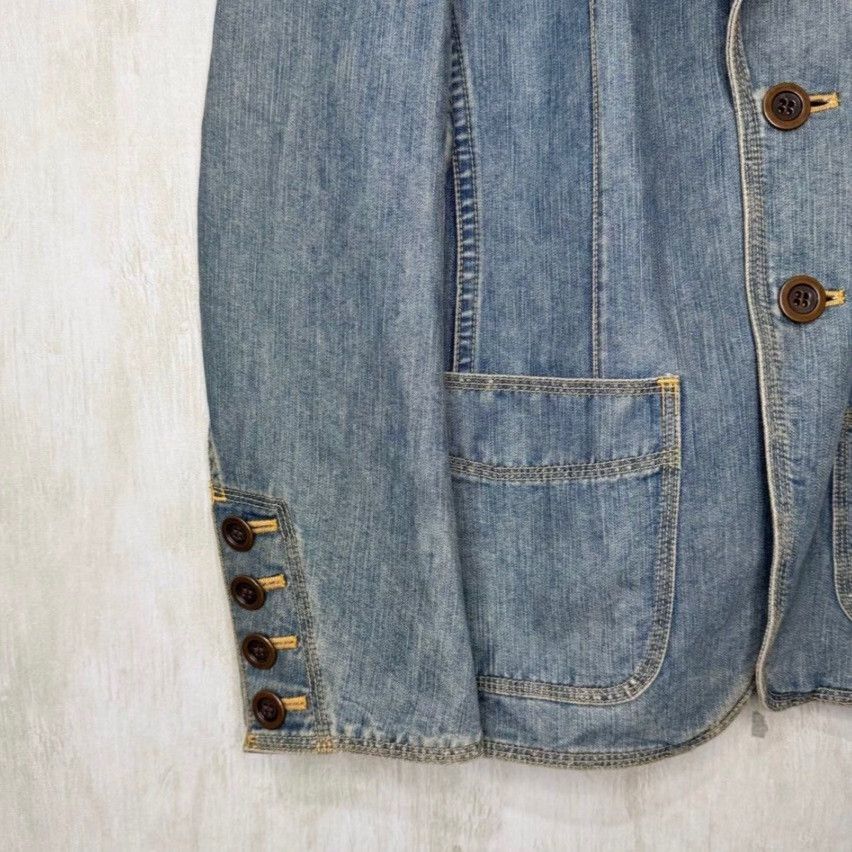 Junya Watanabe Junya Watanabe Denim Suit Collar Jacket Size US M / EU 48-50 / 2 - 4 Thumbnail