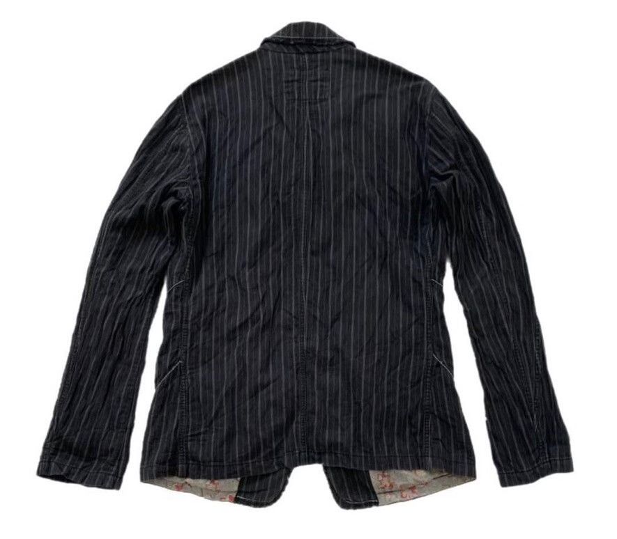 Marithe + Francois Girbaud Marithe Francois Girbaud Striped Collar Coat Size US L / EU 52-54 / 3 - 2 Thumbnail
